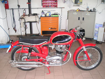 Morini Rebello restaurato - Restauro moto